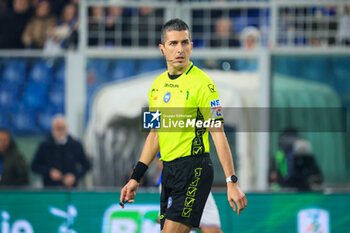 2023-12-26 - Serie B, 19° day, Genova, Ferraris, Sampdoria - Bari, in the photo: referee Marinelli - UC SAMPDORIA VS SSC BARI - ITALIAN SERIE B - SOCCER