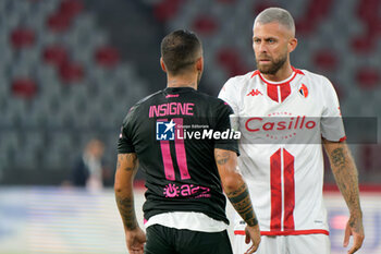 2023-08-18 - Jeremy Menez (SSC Bari) and Roberto Insigne (Palermo F.C.) - SSC BARI VS PALERMO FC - ITALIAN SERIE B - SOCCER