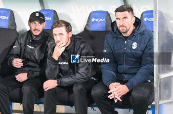 2023-10-24 - from dx Head Coach Emiliano Bonazzoli (Lecco) and Secondo Coach Andrea Malgrati (Lecco) - PISA SC VS LECCO 1912 - ITALIAN SERIE B - SOCCER