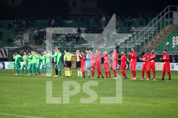 23/01/2023 - Teams ready on the pitch - MONOPOLI VS JUVE STABIA - SERIE C - LEGA PRO - CALCIO