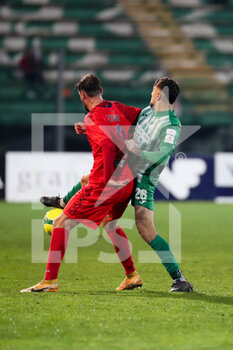 23/01/2023 - Ivan De Santis (#26 - Monopoli) vies the ball with Gianmarco Zigoni (#9 - SS Juve Stabia) - MONOPOLI VS JUVE STABIA - SERIE C - LEGA PRO - CALCIO