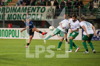 2023-05-11 - Lorenzo Carissoni (Latina Calcio) shot - MONOPOLI VS LATINA - ITALIAN SERIE C - SOCCER