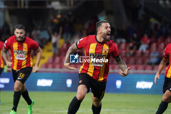 2023-09-21 - Alexis Ferrante (Benevento)
after score a goal
Benevento - Taranto

 - BENEVENTO VS TARANTO - ITALIAN SERIE C - SOCCER