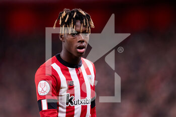 2023-01-18 - Nico Williams of Athletic Club during the Spanish Cup, Copa del Rey, Round of 16 football match between Athletic Club and RCD Espanyol on January 18, 2023 at San Mames stadium in Bilbao, Spain - FOOTBALL - SPANISH CUP - ATHLETIC CLUB V ESPANYOL - SPANISH CUP - SOCCER