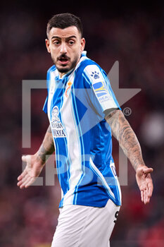 2023-01-18 - Joselu Mato of RCD Espanyol reacts during the Spanish Cup, Copa del Rey, Round of 16 football match between Athletic Club and RCD Espanyol on January 18, 2023 at San Mames stadium in Bilbao, Spain - FOOTBALL - SPANISH CUP - ATHLETIC CLUB V ESPANYOL - SPANISH CUP - SOCCER