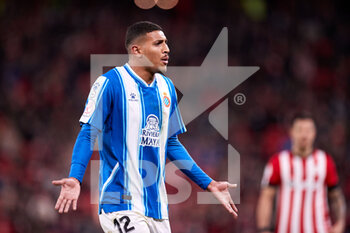 2023-01-18 - Vinicius Souza of RCD Espanyol reacts during the Spanish Cup, Copa del Rey, Round of 16 football match between Athletic Club and RCD Espanyol on January 18, 2023 at San Mames stadium in Bilbao, Spain - FOOTBALL - SPANISH CUP - ATHLETIC CLUB V ESPANYOL - SPANISH CUP - SOCCER