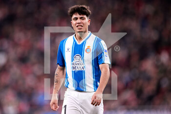 2023-01-18 - Nico Melamed of RCD Espanyol during the Spanish Cup, Copa del Rey, Round of 16 football match between Athletic Club and RCD Espanyol on January 18, 2023 at San Mames stadium in Bilbao, Spain - FOOTBALL - SPANISH CUP - ATHLETIC CLUB V ESPANYOL - SPANISH CUP - SOCCER