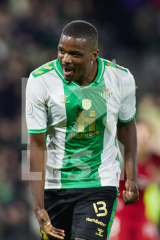 2023-01-18 - William Carvalho of Real Betis celebrates a goal during the Spanish Cup, Copa del Rey, round of 16 football match between Real Betis and CA Osasuna on January 18, 2023 at Benito Villamarin stadium in Sevilla, Spain - FOOTBALL - SPANISH CUP - REAL BETIS V OSASUNA - SPANISH CUP - SOCCER
