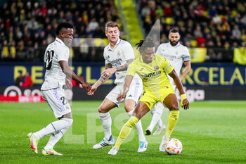 2023-01-19 - Samuel Chukwueze of Villarreal during the Spanish cup, Copa del Rey, round of 16 football match between Villarreal CF and Real Madrid on january 19, 2023 at Estadio de la Ceramica in Castellon, Spain - FOOTBALL - SPANISH CUP - VILLARREAL V REAL MADRID - SPANISH CUP - SOCCER