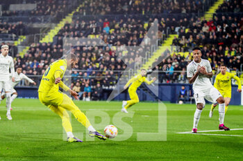 2023-01-19 - Etienne Capoue of Villarreal scores a goal during the Spanish cup, Copa del Rey, round of 16 football match between Villarreal CF and Real Madrid on january 19, 2023 at Estadio de la Ceramica in Castellon, Spain - FOOTBALL - SPANISH CUP - VILLARREAL V REAL MADRID - SPANISH CUP - SOCCER