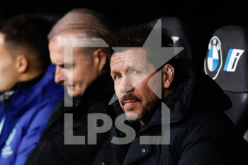2023-01-27 - Diego Pablo Simeone, head coach of Atletico de Madrid during the Spanish cup, Copa del Rey, Quarter Finals football match between Real Madrid and Atletico de Madrid on January 26, 2023 in Madrid, Spain - FOOTBALL - SPANISH CUP - REAL MADRID V ATLETICO MADRID - SPANISH CUP - SOCCER