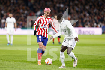 2023-01-27 - Antoine Griezmann of Atletico de Madrid during the Spanish cup, Copa del Rey, Quarter Finals football match between Real Madrid and Atletico de Madrid on January 26, 2023 in Madrid, Spain - FOOTBALL - SPANISH CUP - REAL MADRID V ATLETICO MADRID - SPANISH CUP - SOCCER