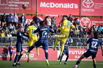 2023-11-01 - Maxi G. (Cadiz CF) durante el partido de Copa del Rey entre CF Badalona Futur y Cadiz CF, en estadi Hipolit Planas, Vic, , Espana el November 1, 2023. (Foto / Felipe Mondino) - CF BADALONA FUTUR - CADIZ CF - SPANISH CUP - SOCCER