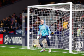 2023-01-08 - Marc-Andre ter Stegen of FC Barcelona warms up during the Spanish championship La Liga football match between Atletico de Madrid and FC Barcelona on January 8, 2023 at Civitas Metropolitano stadium in Madrid, Spain - FOOTBALL - SPANISH CHAMP - ATLETICO MADRID V FC BARCELONA - SPANISH LA LIGA - SOCCER