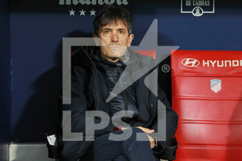 2023-01-21 - Jose Rojo Martin, “Pacheta”, head coach of Real Valladolid during the Spanish championship La Liga football match between Atletico de Madrid and Real Valladolid on January 21, 2023 at Civitas Metropolitano stadium in Madrid, Spain - FOOTBALL - SPANISH CHAMP - ATLETICO MADRID V REAL VALLADOLID - SPANISH LA LIGA - SOCCER