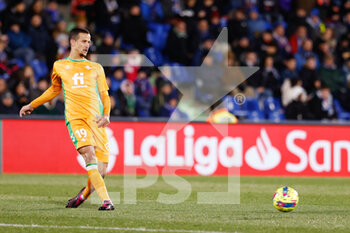 2023-01-28 - Luiz Felipe of Real Betis during the Spanish championship La Liga football match between Getafe CF and Real Betis Balompie on January 28, 2023 at Coliseum Alfonso Perez in Getafe, Madrid, Spain - FOOTBALL - SPANISH CHAMP - GETAFE V REAL BETIS - SPANISH LA LIGA - SOCCER