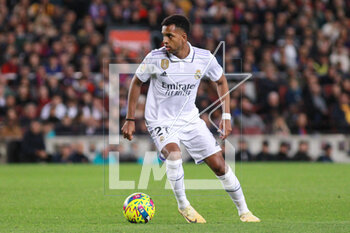 2023-03-19 - Rodrygo Goes of Real Madrid during the Spanish championship La Liga football match between FC Barcelona and Real Madrid on March 19, 2023 at Camp Nou stadium in Barcelona, Spain - FOOTBALL - SPANISH CHAMP - FC BARCELONA V REAL MADRID - SPANISH LA LIGA - SOCCER