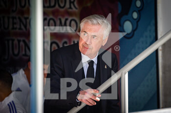2023-04-02 - Carlo Ancelotti (Real Madrid) before the football match between
Real Madrid and Valladolid
valid for the match day 27 of the Spanish first division league “La Liga” celebrated in Madrid, Spain at Bernabeu stadium on Sunday 02 April 2023 - REAL MADRID VS VALLADOLID - SPANISH LA LIGA - SOCCER