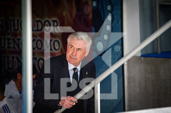 2023-04-02 - Carlo Ancelotti (Real Madrid) before the football match between
Real Madrid and Valladolid
valid for the match day 27 of the Spanish first division league “La Liga” celebrated in Madrid, Spain at Bernabeu stadium on Sunday 02 April 2023 - REAL MADRID VS VALLADOLID - SPANISH LA LIGA - SOCCER