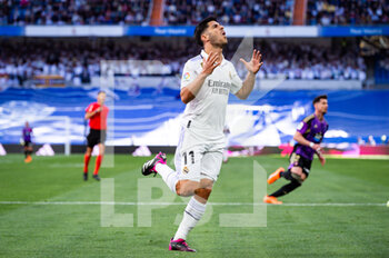 2023-04-02 - Marco Asensio (Real Madrid) in action during the football match between
Real Madrid and Valladolid
valid for the match day 27 of the Spanish first division league “La Liga” celebrated in Madrid, Spain at Bernabeu stadium on Sunday 02 April 2023 - REAL MADRID VS VALLADOLID - SPANISH LA LIGA - SOCCER