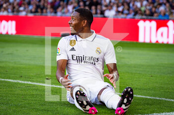 2023-04-02 - David Alaba (Real Madrid) in action during the football match between
Real Madrid and Valladolid
valid for the match day 27 of the Spanish first division league “La Liga” celebrated in Madrid, Spain at Bernabeu stadium on Sunday 02 April 2023 - REAL MADRID VS VALLADOLID - SPANISH LA LIGA - SOCCER