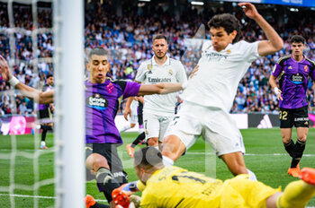 2023-04-02 - Eden Hazard (Real Madrid) in action during the football match between
Real Madrid and Valladolid
valid for the match day 27 of the Spanish first division league “La Liga” celebrated in Madrid, Spain at Bernabeu stadium on Sunday 02 April 2023 - REAL MADRID VS VALLADOLID - SPANISH LA LIGA - SOCCER