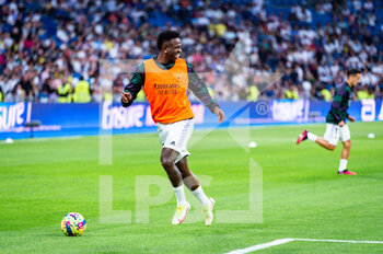 2023-04-08 - Vinícius Júnior (Real Madrid) warming up before the football match between
Real Madrid and Villareal
valid for the match day 28 of the Spanish first division league “La Liga” celebrated in Madrid, Spain at Bernabeu stadium on Saturday 08 April 2023 - REAL MADRID VS VILLAREAL - SPANISH LA LIGA - SOCCER