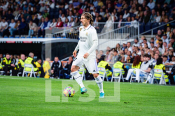 2023-04-08 - Luka Modric (Real Madrid) in action during the football match between
Real Madrid and Villareal
valid for the match day 28 of the Spanish first division league “La Liga” celebrated in Madrid, Spain at Bernabeu stadium on Saturday 08 April 2023 - REAL MADRID VS VILLAREAL - SPANISH LA LIGA - SOCCER