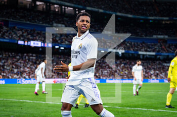 2023-04-08 - Rodrygo (Real Madrid) in action during the football match between
Real Madrid and Villareal
valid for the match day 28 of the Spanish first division league “La Liga” celebrated in Madrid, Spain at Bernabeu stadium on Saturday 08 April 2023 - REAL MADRID VS VILLAREAL - SPANISH LA LIGA - SOCCER