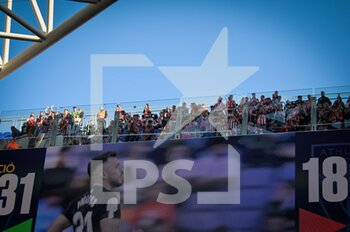 2023-04-08 - The Athletic Club fans during a La Liga Santander match between RCD Espanyol and Athletic Club at RCDE Stadium, in Barcelona, Spain on April 8, 2023. (Photo / Felipe Mondino) - RCD ESPANYOL VS ATHLETIC DE BILBAO - SPANISH LA LIGA - SOCCER