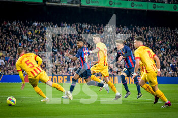 2023-04-10 - Gavi (FC Barcelona) during a La Liga Santander match between FC Barcelona and Girona FC at Spotify Camp Nou, in Barcelona, Spain on April 10, 2023. (Photo / Felipe Mondino) - FC BARCELONA VS GIRONA FC - SPANISH LA LIGA - SOCCER