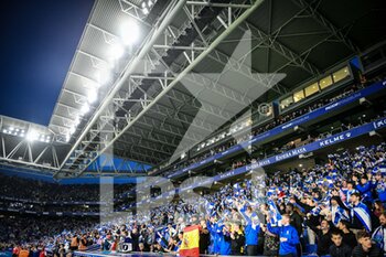 2023-04-21 - The RCD Espanyol fans during a La Liga Santander match between RCD Espanyol and Cadiz CF at RCDE Stadium, in Barcelona, Spain on April 21, 2023. (Photo / Felipe Mondino) - RCD ESPANYOL VS CADIZ CF - SPANISH LA LIGA - SOCCER