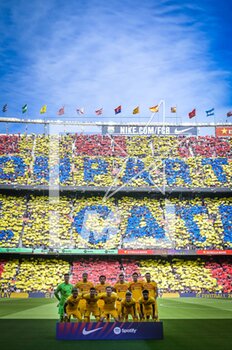 2023-04-23 - The players of FC Barcelona during a La Liga Santander match between FC Barcelona and Atletico de Madrid at Spotify Camp Nou, in Barcelona, Spain on April 23, 2023. (Photo / Felipe Mondino) - FC BARCELONA VS ATLETICO DE MADRID - SPANISH LA LIGA - SOCCER