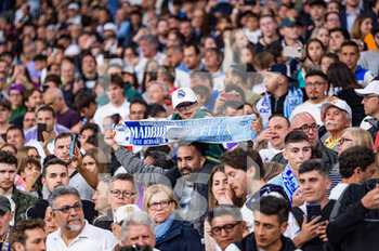 2023-04-22 - Real Madrid fans during the football match between
Real Madrid and Celta Vigo
valid for the match day 30 of the Spanish first division league “La Liga” celebrated in Madrid, Spain at Bernabeu stadium on Saturday 22 April 2023 - REAL MADRID VS CELTA VIGO - SPANISH LA LIGA - SOCCER