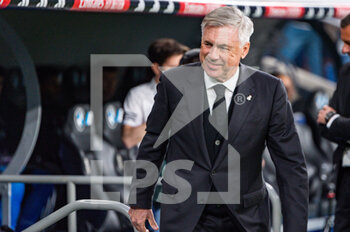 2023-04-22 - Carlo Ancelotti (Real Madrid) during the football match between
Real Madrid and Celta Vigo
valid for the match day 30 of the Spanish first division league “La Liga” celebrated in Madrid, Spain at Bernabeu stadium on Saturday 22 April 2023 - REAL MADRID VS CELTA VIGO - SPANISH LA LIGA - SOCCER