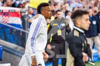 2023-04-22 - Éder Militão (Real Madrid) entering the field before the football match between
Real Madrid and Celta Vigo
valid for the match day 30 of the Spanish first division league “La Liga” celebrated in Madrid, Spain at Bernabeu stadium on Saturday 22 April 2023 - REAL MADRID VS CELTA VIGO - SPANISH LA LIGA - SOCCER