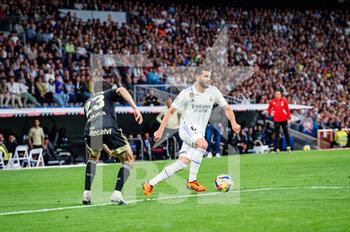 2023-04-22 - Nacho (Real Madrid) in action during the football match between
Real Madrid and Celta Vigo
valid for the match day 30 of the Spanish first division league “La Liga” celebrated in Madrid, Spain at Bernabeu stadium on Saturday 22 April 2023 - REAL MADRID VS CELTA VIGO - SPANISH LA LIGA - SOCCER