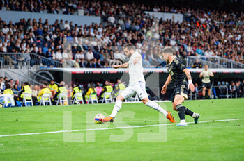 2023-04-22 - Nacho (Real Madrid) in action during the football match between
Real Madrid and Celta Vigo
valid for the match day 30 of the Spanish first division league “La Liga” celebrated in Madrid, Spain at Bernabeu stadium on Saturday 22 April 2023 - REAL MADRID VS CELTA VIGO - SPANISH LA LIGA - SOCCER