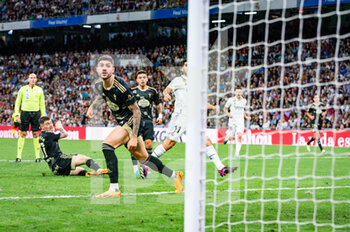 2023-04-22 - Marco Asensio (Real Madrid) scoring a goal during the football match between
Real Madrid and Celta Vigo
valid for the match day 30 of the Spanish first division league “La Liga” celebrated in Madrid, Spain at Bernabeu stadium on Saturday 22 April 2023 - REAL MADRID VS CELTA VIGO - SPANISH LA LIGA - SOCCER