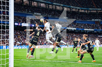 2023-04-22 - Éder Militão (Real Madrid) score a goal during the football match between
Real Madrid and Celta Vigo
valid for the match day 30 of the Spanish first division league “La Liga” celebrated in Madrid, Spain at Bernabeu stadium on Saturday 22 April 2023 - REAL MADRID VS CELTA VIGO - SPANISH LA LIGA - SOCCER