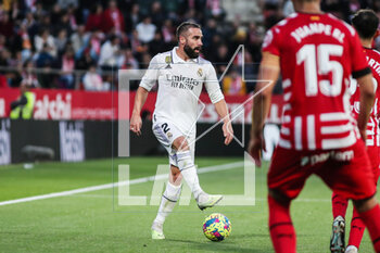 2023-04-25 - Daniel Carvajal of Real Madrid during the Spanish championship La Liga football match between Girona FC and Real Madrid on April 25, 2023 at Montilivi stadium in Girona, Spain - FOOTBALL - SPANISH CHAMP - GIRONA V REAL MADRID - SPANISH LA LIGA - SOCCER