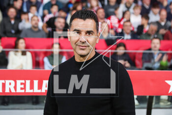 2023-04-25 - Miguel Angel Sanchez "Michel", head coach of Girona FC during the Spanish championship La Liga football match between Girona FC and Real Madrid on April 25, 2023 at Montilivi stadium in Girona, Spain - FOOTBALL - SPANISH CHAMP - GIRONA V REAL MADRID - SPANISH LA LIGA - SOCCER
