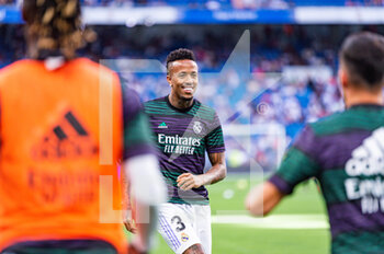 2023-04-29 - Éder Militão (Real Madrid) during the warm up before the football match between
Real Madrid and Almeria
valid for the match day 32 of the Spanish first division league “La Liga” celebrated in Madrid, Spain at Bernabeu stadium on Saturday 29 April 2023 - REAL MADRID VS ALMERIA - SPANISH LA LIGA - SOCCER