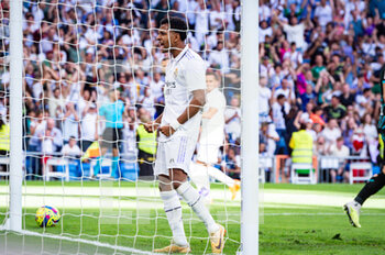 2023-04-29 - Rodrygo (Real Madrid) celebrate a goal during the football match between
Real Madrid and Almeria
valid for the match day 32 of the Spanish first division league “La Liga” celebrated in Madrid, Spain at Bernabeu stadium on Saturday 29 April 2023 - REAL MADRID VS ALMERIA - SPANISH LA LIGA - SOCCER