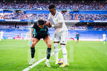 2023-04-29 - Vinícius Júnior (Real Madrid) in action during the football match between
Real Madrid and Almeria
valid for the match day 32 of the Spanish first division league “La Liga” celebrated in Madrid, Spain at Bernabeu stadium on Saturday 29 April 2023 - REAL MADRID VS ALMERIA - SPANISH LA LIGA - SOCCER