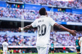 2023-04-29 - Vinícius Júnior (Real Madrid) during the football match between
Real Madrid and Almeria
valid for the match day 32 of the Spanish first division league “La Liga” celebrated in Madrid, Spain at Bernabeu stadium on Saturday 29 April 2023 - REAL MADRID VS ALMERIA - SPANISH LA LIGA - SOCCER
