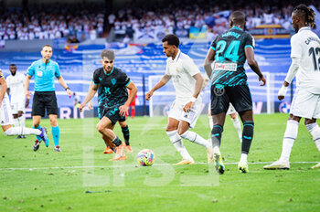 2023-04-29 - Rodrygo (Real Madrid) in action during the football match between
Real Madrid and Almeria
valid for the match day 32 of the Spanish first division league “La Liga” celebrated in Madrid, Spain at Bernabeu stadium on Saturday 29 April 2023 - REAL MADRID VS ALMERIA - SPANISH LA LIGA - SOCCER