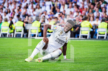 2023-04-29 - Vinícius Júnior (Real Madrid) injury during the football match between
Real Madrid and Almeria
valid for the match day 32 of the Spanish first division league “La Liga” celebrated in Madrid, Spain at Bernabeu stadium on Saturday 29 April 2023 - REAL MADRID VS ALMERIA - SPANISH LA LIGA - SOCCER