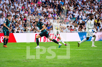 2023-04-29 - Marco Asensio (Real Madrid) in action during the football match between
Real Madrid and Almeria
valid for the match day 32 of the Spanish first division league “La Liga” celebrated in Madrid, Spain at Bernabeu stadium on Saturday 29 April 2023 - REAL MADRID VS ALMERIA - SPANISH LA LIGA - SOCCER