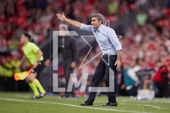 2023-05-04 - Ernesto Valverde head coach of Athletic Club during the Spanish championship La Liga football match between Athletic Club and Real Betis Balompie on May 4, 2023 at San Mames stadium in Bilbao, Spain - FOOTBALL - SPANISH CHAMP - ATHLETIC CLUB V REAL BETIS - SPANISH LA LIGA - SOCCER